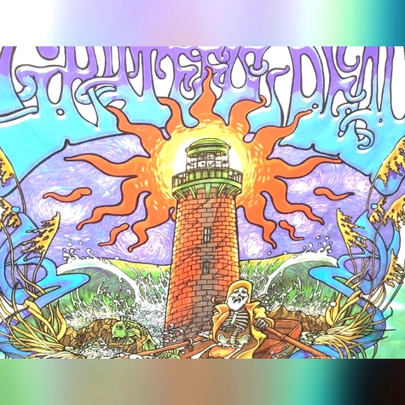 Vintage Grateful Dead/LiquidBlue tiedye tshirt,NOT PREOWNED,Pristine condition - Picture 6 of 8